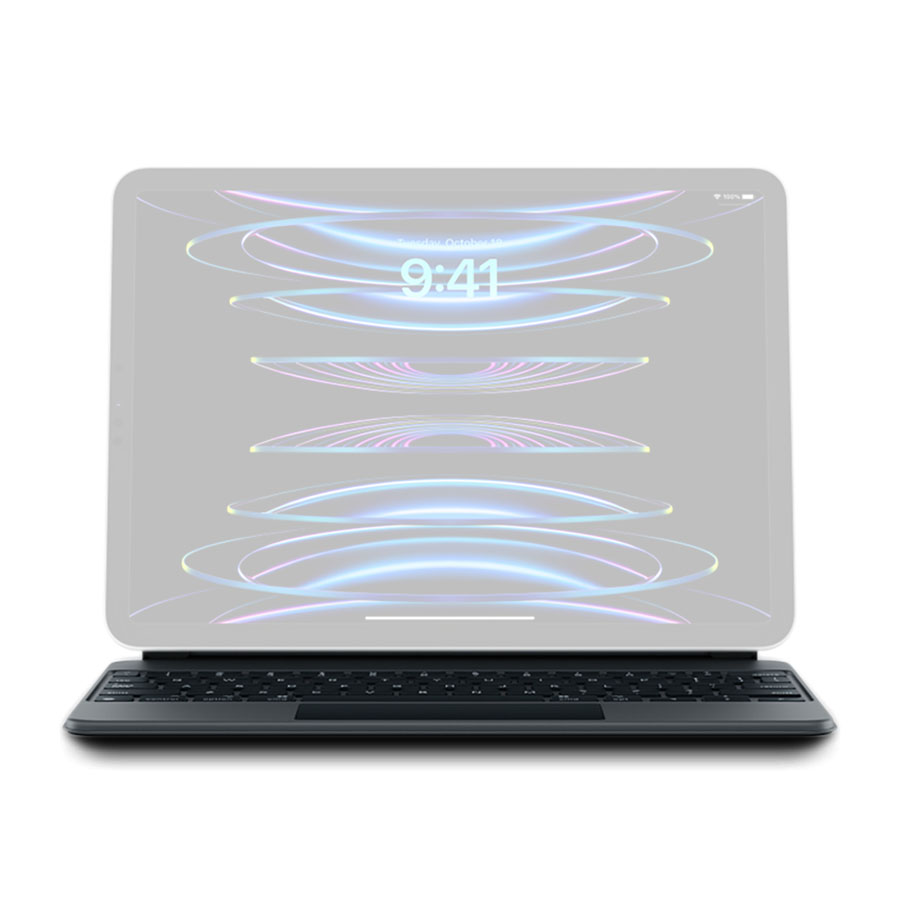 Apple - ほぼ新品 Apple iPad Magic Keyboard MXQT2LL/A Apple Magic Keyboard with Trackpad for 11-inch iPad: Black